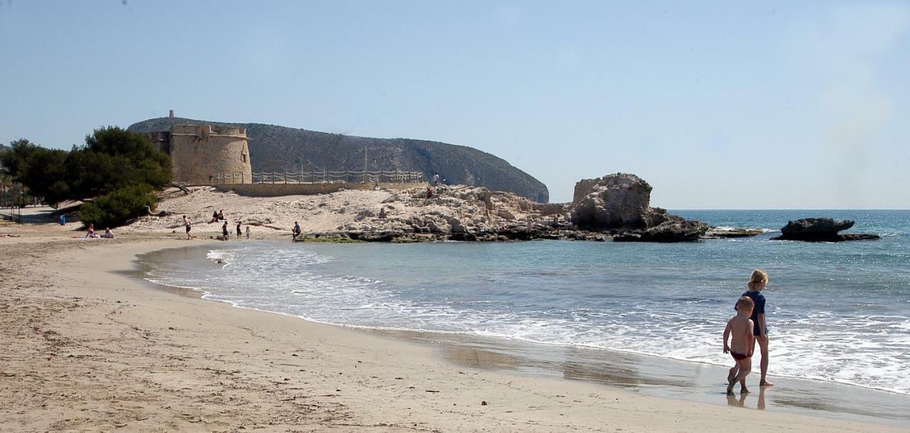 Apartamento 1 Linea Moraira Bagian luar foto